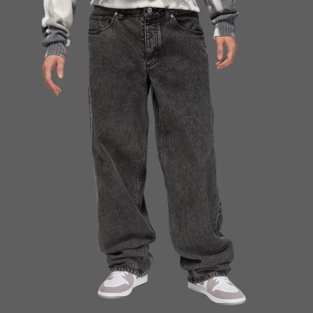 Nike Air Jordan Loose Fit Denim Pants Black Size 32 NWT
